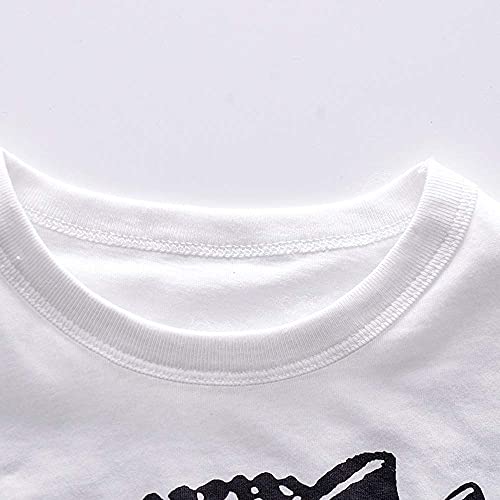 Image of Toddler Boy Clothes Cartoon Cotton Summer Short Sleeve T-Shirt and Shorts Kids Outfit Set 2-7 Year