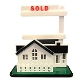 iminfit Real Estate Business Card Holder Display for Realtor Business Office Reception Tabletop - Holds 3.5 X 2 Inch Business Cards