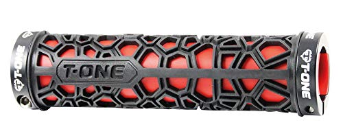 Poignée de guidon rouge T-one H2O 130 mm revêtement de cintre ergonomique pour cyclisme