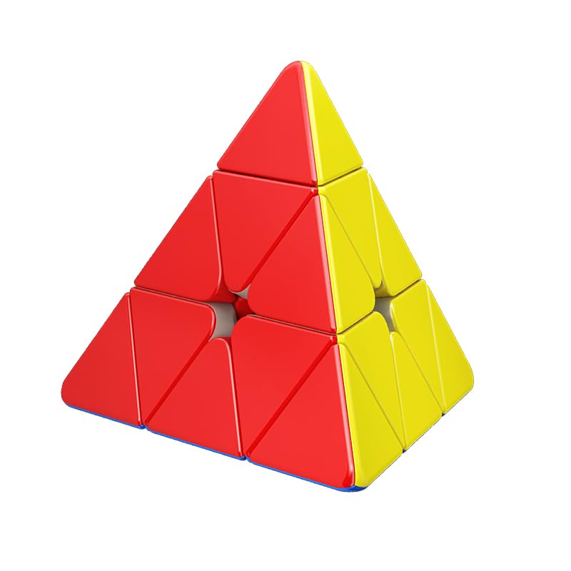 Moyu RS Pyraminx Magnetic Pyramid Puzzle Stickerless Magic Cube Easy Turn & Smooth Faster & Professional Triangle Cube(Magnetic Version) - Image 4