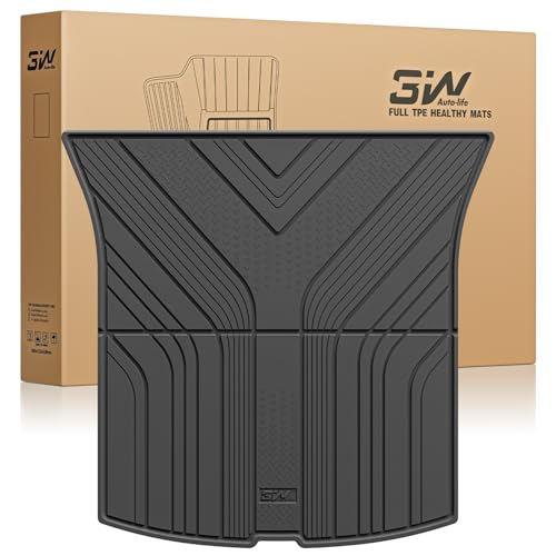 3W Boot Liner Fit For NEW Tesla Model Y 2025 2026 Juniper Premium Performance Standard Odorless Dog Friendly Heavy Duty Mats Custom Fit Waterproof Trunk Mats Easy to Install Accessories