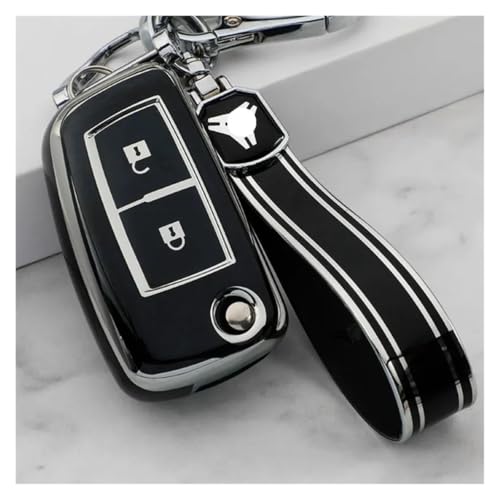 Protector funda para llave de coche Nissan Tiida con acabado sofisticado blanco 2