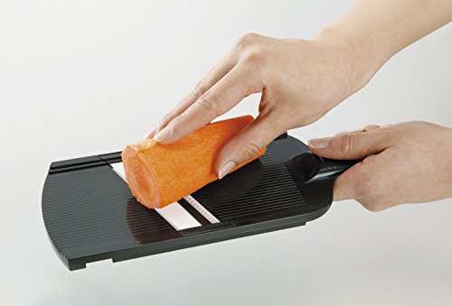 Fatiador Ceramica Kyocera - Julienne - Cor Preto Kyocera Lamina Branca, Produto Preto