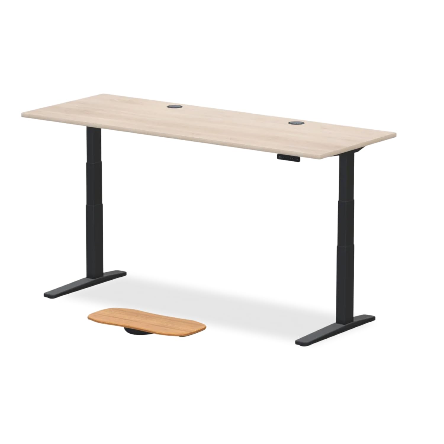 UPLIFTDESK V3 2-Leg Maple Laminate Wood Standing Desk Adjustable Height Advanced 1-Touch Memory Keypad Under Desk Cable Management