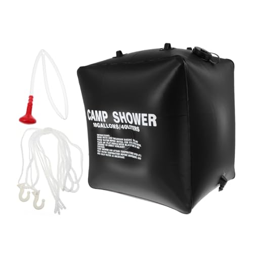 HANABASS 1Set Solar Shower Bag Camping Shower Bag for Outdoor Use Solar Heating Bag for Hiking and Camping Activities and Reliable Outdoor Bath