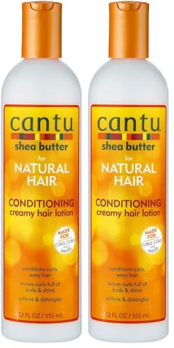 Cantu Conditioning Creamy Hair Lotion with Shea Butter for Natural Hair, 12 fl oz image 4
