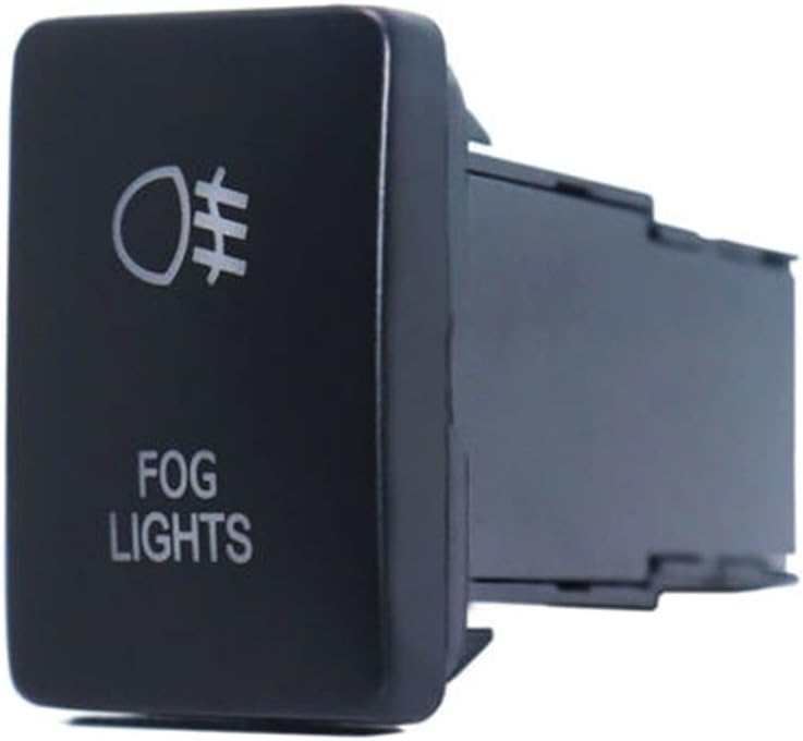 Blue FOG LIGHTS Push Button Switch For Toy&ota Taco&ma Tun&dra 4Run&ner Hilux RAV4 LED Push Switch Automotive button switch parts