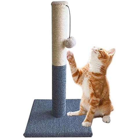 PowerKing Rascador de Gatos con Sisal Cuerda y Cubierta de Felpa Suave Cover