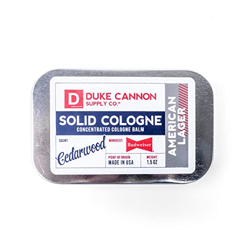 Duke Cannon Supply Co. Solid Cologne - Men's Concentrated Balm, 1.5 oz. (Cedarwood)