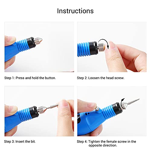 Kit Profesional de Lima Eléctrica para Uñas Ajustable miniatura 5