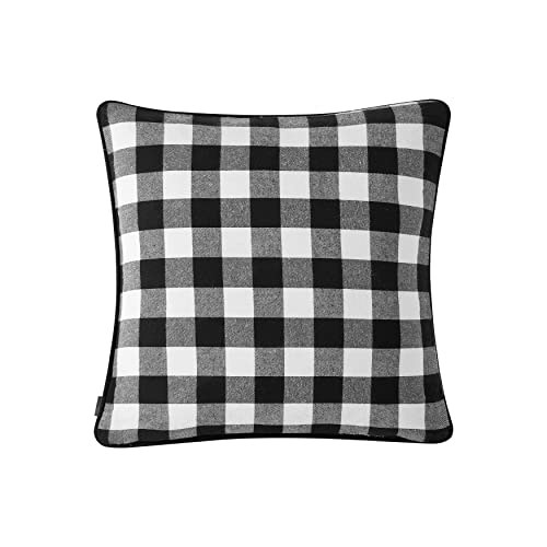 Image of Eddie Bauer - Throw Pillow with Zipper Closure, Perfect Home Decor for Bed or Sofa (Morning Stag Black, 20 inch x 20 inch) (Pack of 2)