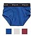 Sportoli Boys 3 Pack 100% Cotton Tagless Assorted Colors Briefs - Size 4-6