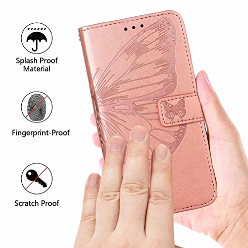 Klapber Capa de telefone para Xiaomi Poco X5 capa carteira de couro com compartimento para cartão, s
