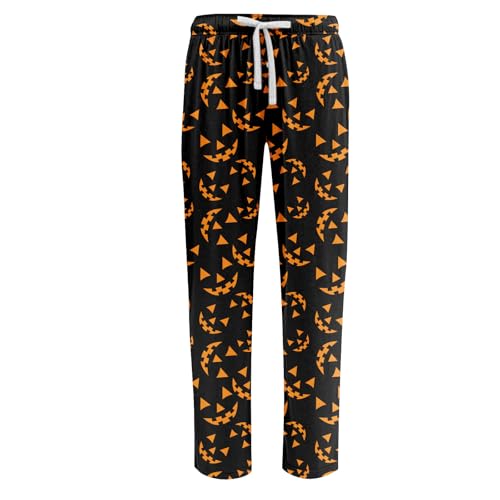 Halloween Pajama Pants Men's Sleepwear Lounge Pajama Bottoms Drawstring Sleep Pants2