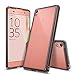 Xperia XA Case, Ringke [FUSION] Crystal Clear PC Back TPU Bumper [Drop Protection/Shock Absorption Technology] Raised Bezels Protective Cover For Sony Xperia X A 2016 - Smoke Black