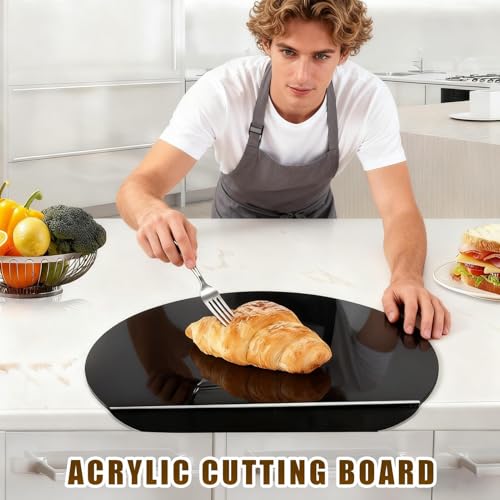 Planche à découper avec bord antidérapante pour plan de travail de cuisine - 4