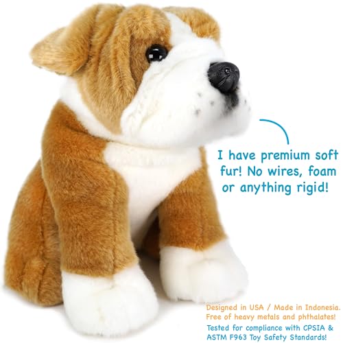 TigerHart Egan The English Bulldog - 9 Inch Stuffed Animal Plush