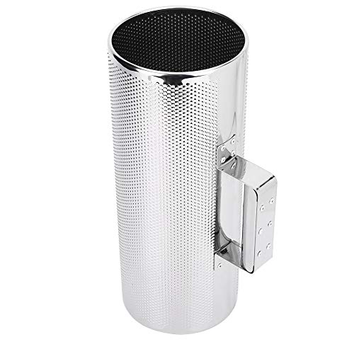 Instrumento Guiro de Metal, percusión Guiro de Acero Inoxidable con raspador 5 x 12.8cm Guiro