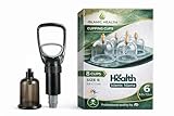 Health Islamic Cupping Massage Cups Therapy Sets Hijab Chinese Acupoint with Vacuum Pump Body Massage Back Massage for Pain Relief Physical Therapy; by Health Islamic (1 Aspirator + 8 Cup Size 6)