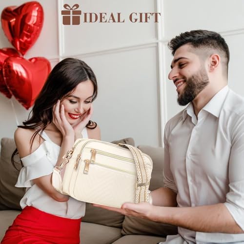 Image of printe Small Crossbody Bags for Women, Vegan Leather Trendy Purses for Women, Travel Handbags with Adjustable Shoulder Strap