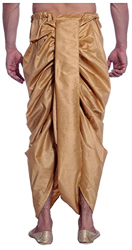 Image of Royal Kurta Men's 100% Cotton Kurta and Dhoti Set