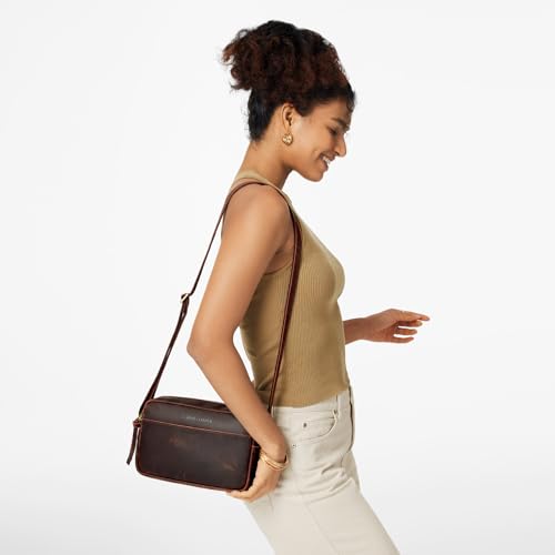 S-ZONE Crossbody Bags for Women Top Grain Leather Shoulder Handbags Camera Bag Purse Adjustable Strap Travel Daily Gift3