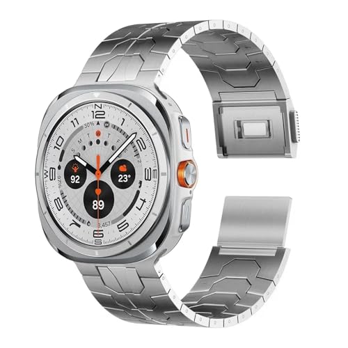 Bracelet fermoir magnétique Samsung Galaxy Watch 7 Ultra bracelet métal 47mm robuste
