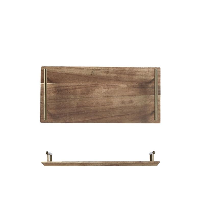Bandeja de madera versátil para postres de sushi y pan, elegante bandeja de servir para sala de estar y cocina, perfecta para desayunar y entretener a los invitados
