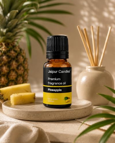 Image of Fragrance Oil | 15 ml | Aroma Oil for Home Fragrance | Best for Aromatherapy | Use in Diffusers, Candles, Air Fresheners (15ML, Pineapple)