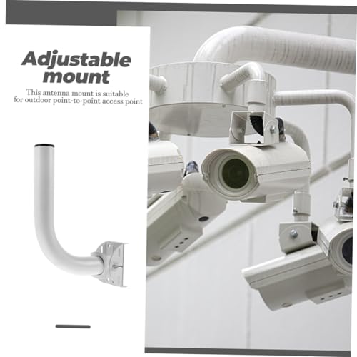 Support de poteau réglable robuste en acier inoxydable pour antenne extérieure
