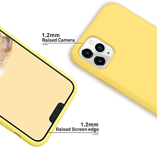Image of MIDOS Back Cover Compatible with iPhone 14 Pro Max Case Liquid Silicone Full Protection Shock Proof Back Cover for iPhone 14 Pro Max (2022) 6.7 inch (Yellow)