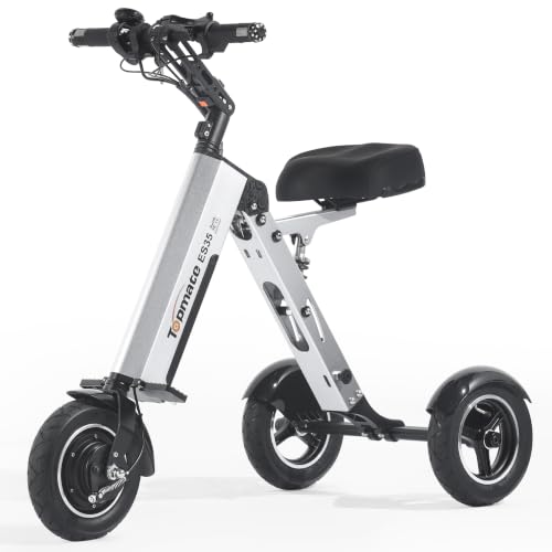 TopMate ES35 Triciclo Eléctricos Adultos 3 Ruedas Plegable con Asiento