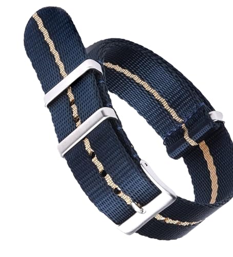 Bracelet montre nylon lisse anti irritation ceinture sécurité universel