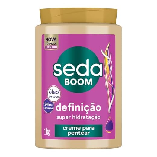 Seda Creme Para Pentear Boom Definição Pote 1Kg