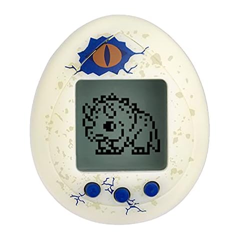Bandai Jurassic World Tamagotchi Nano Egg Version Virtual Pet | Dinosaur Electronic Pets For Kids Or Adults | Hand Held Games Machine 90s Gifts | Retro Cyber Pet Like Tamagotchi Original 90s Toys Cover