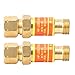 Electrician Tools Copper Valve HF-2 for Acetylene Welding and Cutting with Water Seal Protection – 2 Pack for Machinery and Steel Shipyard Use