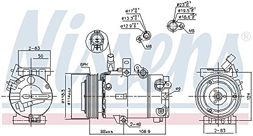 Compresseur climatisation NISSENS 890242 stop air chaud KIA SOUL II