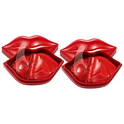 VALICLUD 40piezas Mascarillas Labiales Hidratantes Para Mujeres Unidades Con Colágeno Cuidado Antiarrugas Hidratación Profunda Suaviza Labios Secos y Agrietados Elimina Líneas Finas Pack Ca