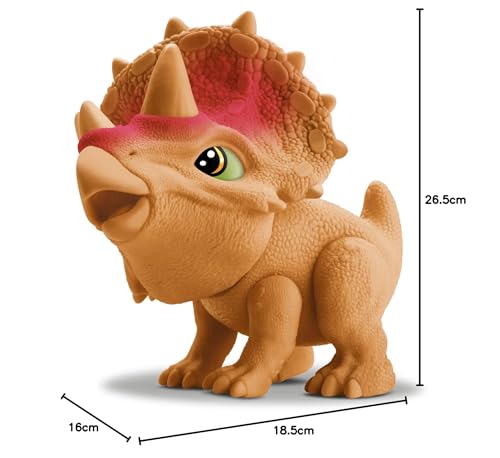 Bambola Dinossauro Little Dino Triceratops 21cm