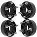 4pc 2.0" Black Hubcentric Wheel Spacers 5x127 fits Jeep Grand Cherokee Commander Wrangler XK JK WK 5x127