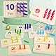 SQAQS Montessori Spielzeug, Verschiedene Zahlen und Farben, Kinderspielzeug mit Aufbewahrungsbox, Geschenk Lernspiele ab 3-6 Jahre Holzspielzeug, Vorschule Spiele Mathe, Lernspielzeug