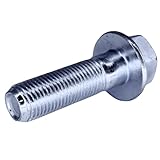 REMTUNE Brand M12-1.25 x 40mm ISO Grade 10.9 Hex Flange Bolt - JIS B1189, Partially Threaded, Japanese Industry Standard Hardware (1pc)