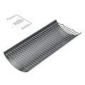 Aluminum Steel 27 Inch Ash Pan Replacement Parts for Chargriller Charcoal 1224, 1324, 2121, 2222, 2727, 2828, 2929,BBQ Accessories Ash Tray with 2PCS Fire Grate Hanger for Charbroil 17302056 Grill