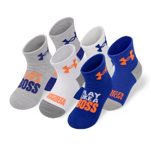 Image of Under Armour boys Multi Pack Quarter Sock