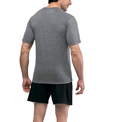 Pijama Alg M.Curta Gola Careca El Bord, Mash, Masculino, Cinza Mescla Escuro, M