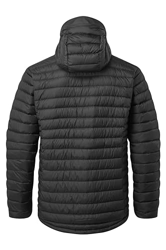 Rab Men's Microlight Alpine Jacket - Lightweight Down Coat for Trekking, Climbing, & Skiing - Black - Large - Image 3