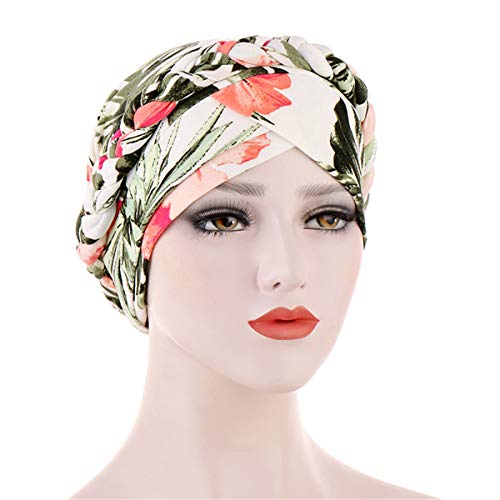 image for Antjoint Chemo Cancer Head Hat Cap Ethnic Bohemia Pre-Tied Twisted Bra