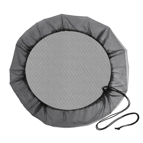 Rete per barile di pioggia, filtro con coulisse, secchio per raccolta 'acqua, protezione per serbatoio da giardino, barriera per detriti e insetti