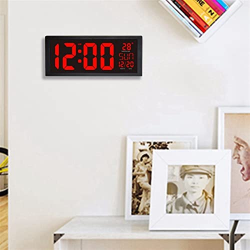 Reloj digital grande con temporizador y temperatura interior miniatura 5