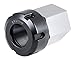 Accusize Industrial Tools Hardened HEX ER-32 Collet Chuck Block for CNC Machine, Slotted Collet Nut Included, 6920-3206